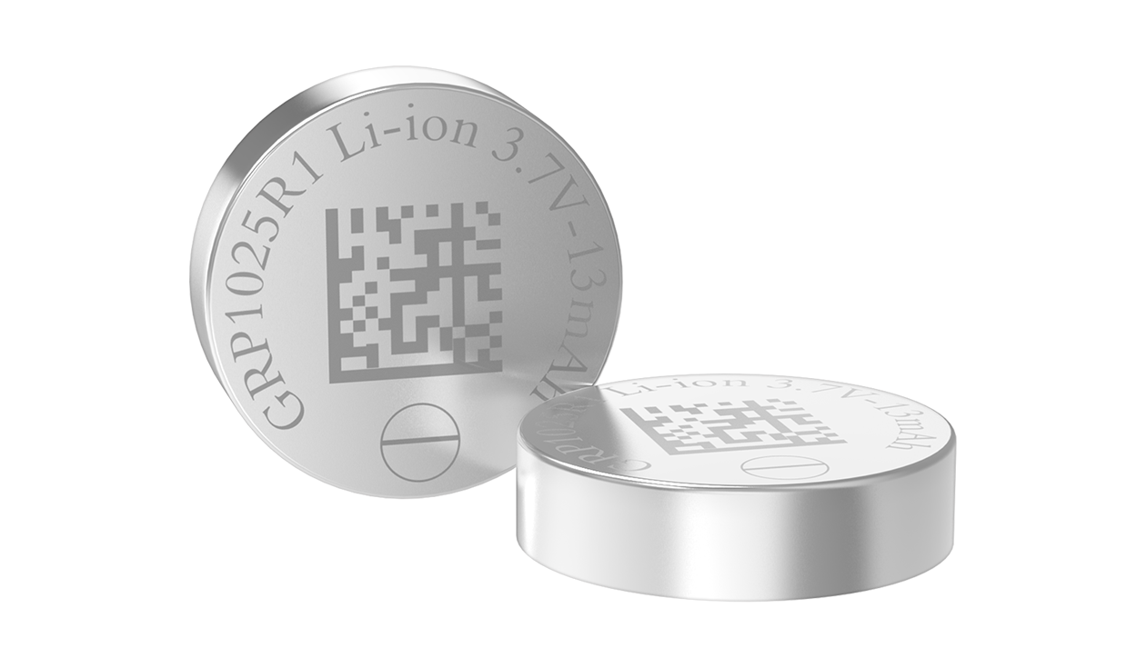 GRP1025 R1可充電鋰離子紐扣電池